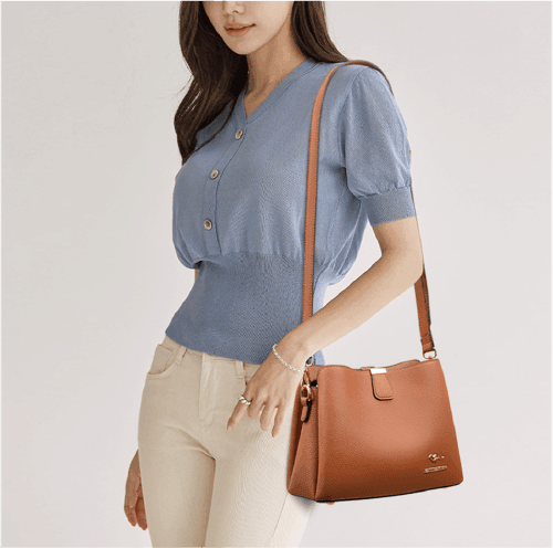 Bolsa em Couro Legítimo - Elizabeth