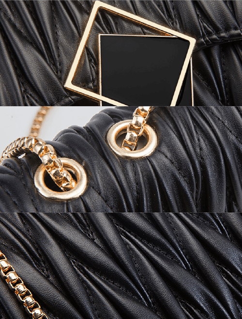 Bolsa Compacta em Couro - Vienza