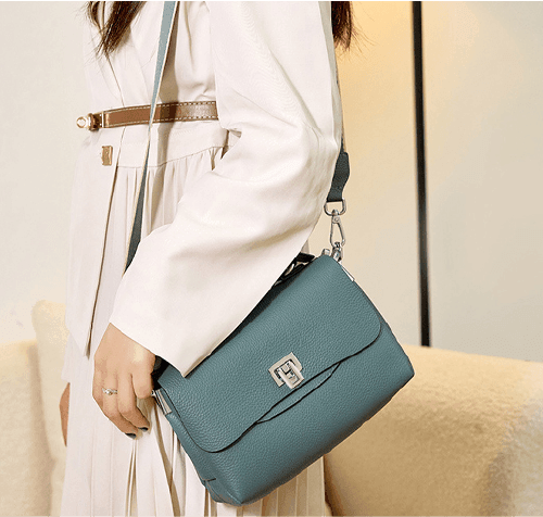 Bolsa Compacta em Couro Legítimo - Melbourn