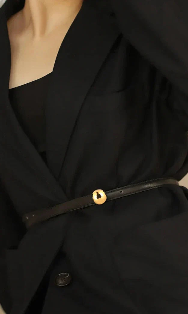 Cinto Feminino em Couro Legítimo - Esfera