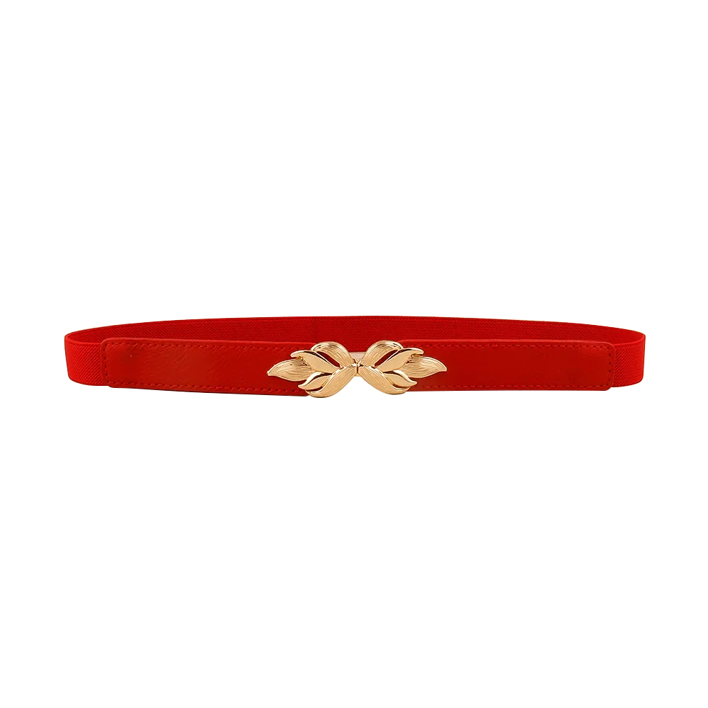 Cinto Feminino em Couro Legítimo com Elastico - Amour