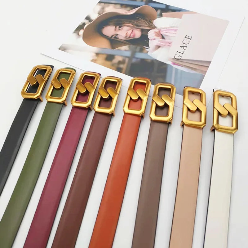 Cinto Feminino em Couro Legítimo - Amalfi