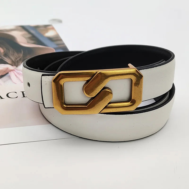 Cinto Feminino em Couro Legítimo - Amalfi