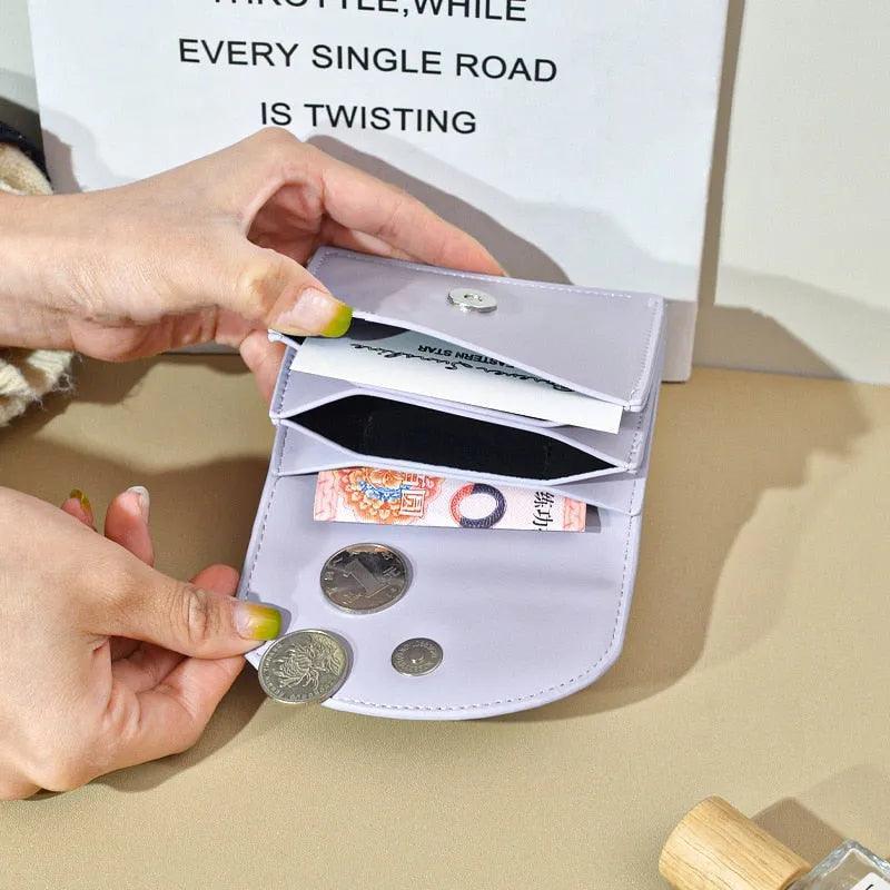 Carteira Compacta em Couro Legítimo