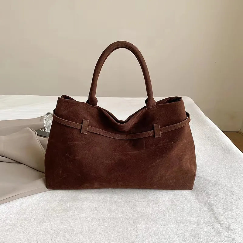 Bolsa Feminina Tote em Camurça - Esmé